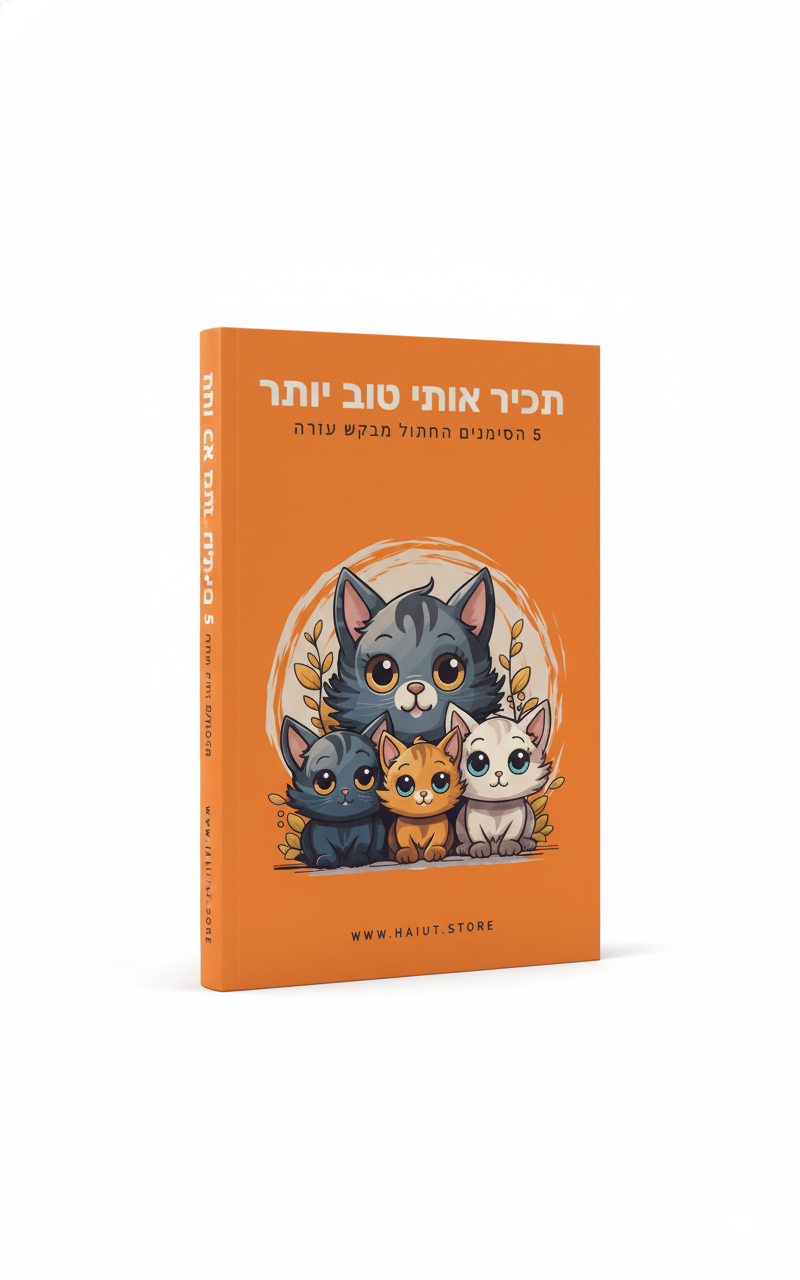 5 סימנים החתול מבקש עזרה